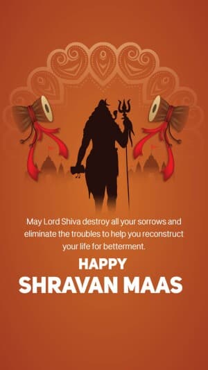 Shravan Maas  Insta Story template