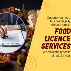 Food Licence poster