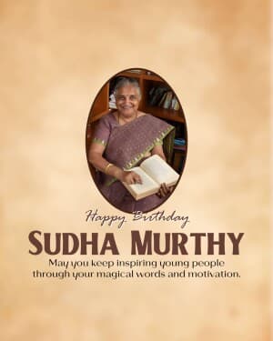 Sudha Murthy Birthday post