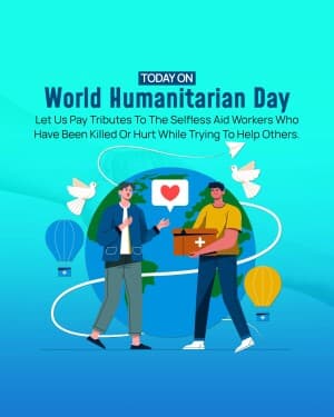 World Humanitarian Day flyer