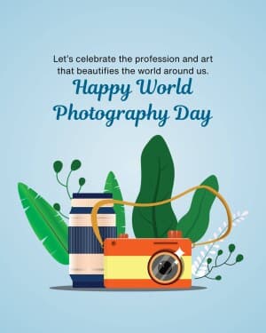 World Photography Day flyer