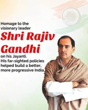 Rajiv Gandhi Jayanti video