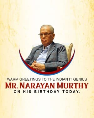 Narayana Murthy Birthday poster