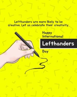 International Lefthanders Day post