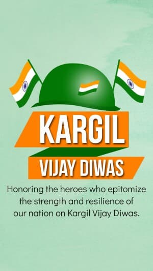 Kargil Vijay Diwas Insta Story poster Maker