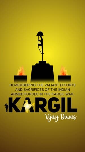 Kargil Vijay Diwas Insta Story template