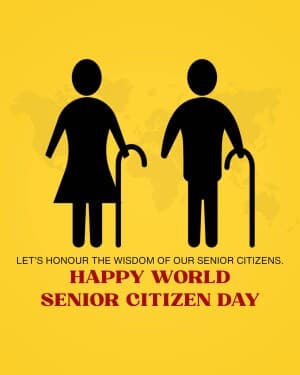 World Senior Citizen’s Day graphic