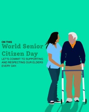 World Senior Citizen’s Day banner