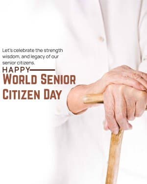 World Senior Citizen’s Day poster