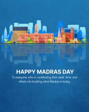 Madras Day event poster