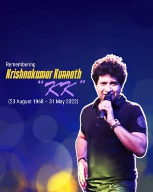 KK Birth Anniversary illustration