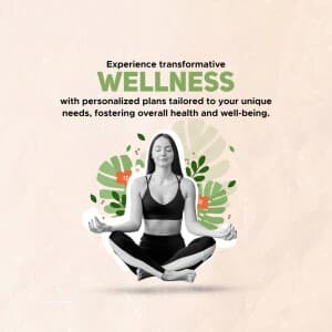 Health And Wellness flyer