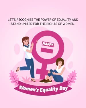 Women Equality Day banner