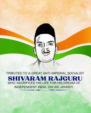 Shivaram Rajguru Jayanti post