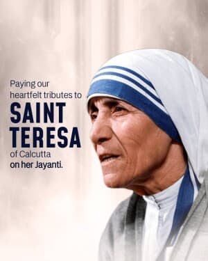 Mother Teresa Jayanti video
