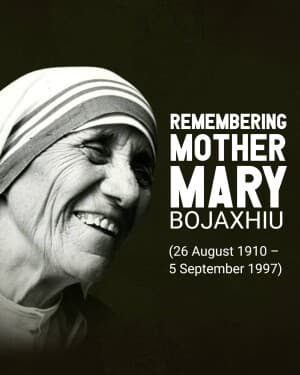 Mother Teresa Jayanti illustration