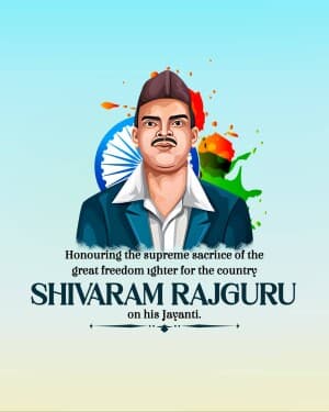 Shivaram Rajguru Jayanti banner