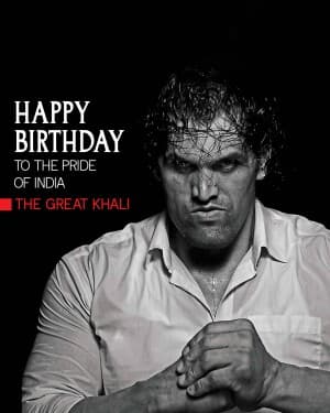 The Great Khali Birthday image