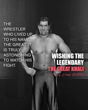 The Great Khali Birthday video