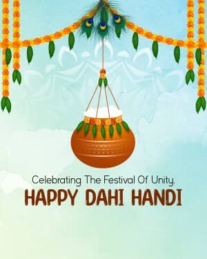 Dahi Handi flyer