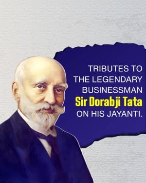 Dorabji Tata Jayanti flyer