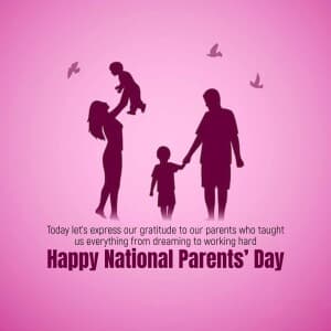 National Parent's Day Facebook Poster