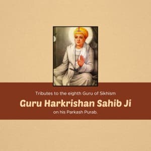 Guru Harkrishan Sahib Ji Prakash Parab Instagram Post