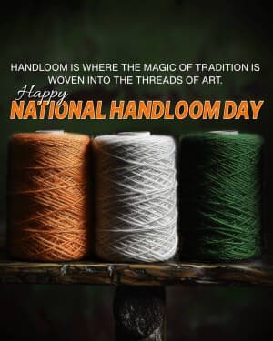 National Handloom Day post