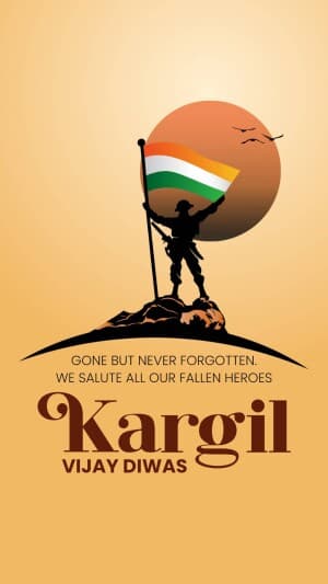 Kargil Vijay Diwas Insta Story poster