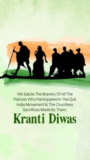 Kranti Diwas Insta Story image