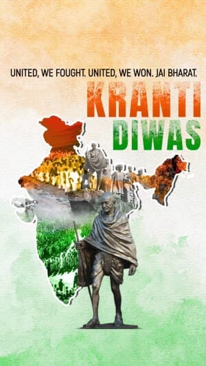 Kranti Diwas Insta Story banner