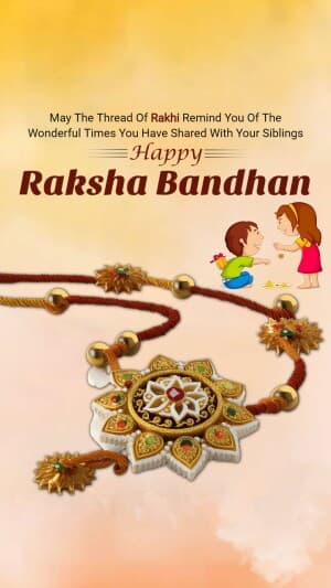 Raksha Bandhan Insta Story graphic