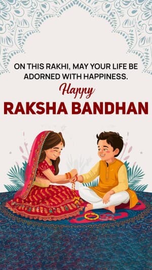 Raksha Bandhan Insta Story event poster