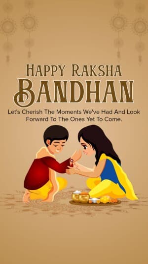 Raksha Bandhan Insta Story flyer