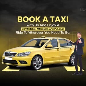 Taxi Service flyer