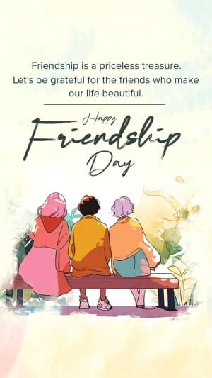 Friendship Day Insta Story post