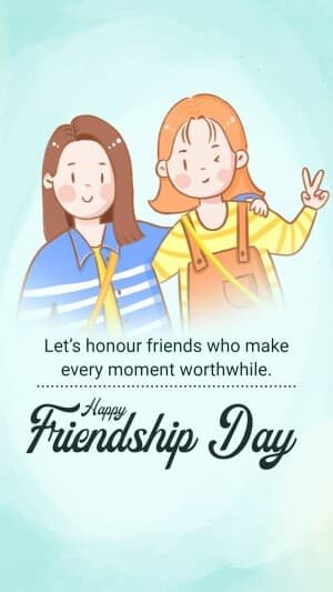 Friendship Day Insta Story event poster