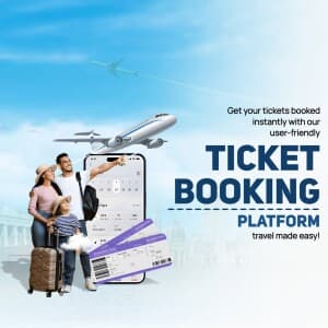 Ticket Booking flyer