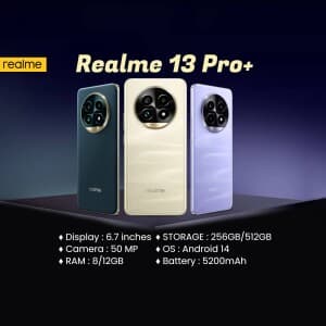 Realme marketing post