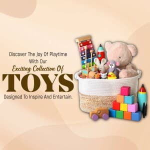 Toys marketing poster