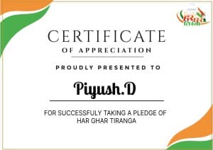 Har Ghar Tiranga Certificate banner