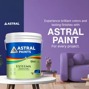 Paints promotional poster