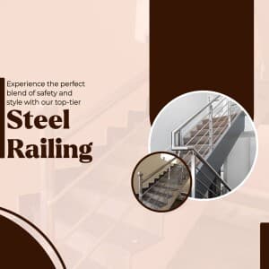 Steel and Aluminium marketing poster