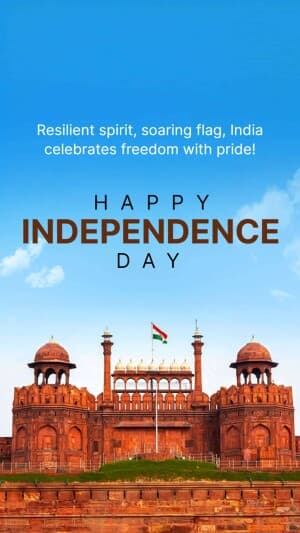 Independence Day Insta Story marketing poster