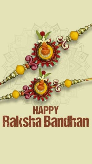 Raksha Bandhan Insta Story whatsapp status poster