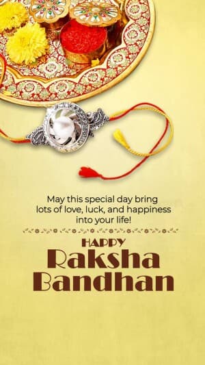 Raksha Bandhan Insta Story creative image