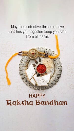 Raksha Bandhan Insta Story graphic