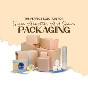 Packaging marketing poster