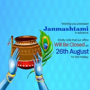 Janmashtami Holiday post