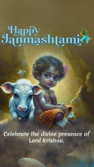 Janmashtami Insta Story poster